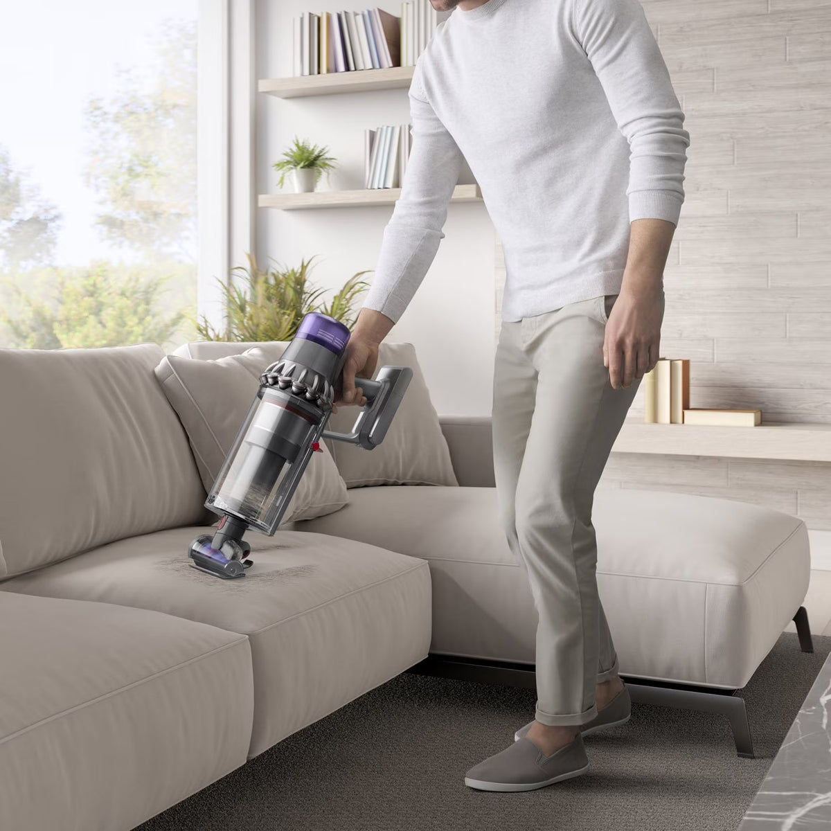 Dyson Outsize Extra Cordless Stick Vacuum– Nickel/Iron
