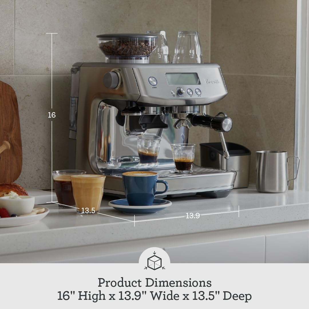 Breville Barista Pro BES878 Espresso Machine – Brushed Stainless Steel