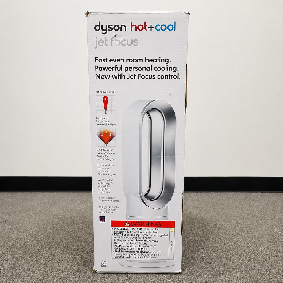 Dyson Hot+Cool AM09 Jet Focus Fan Heater