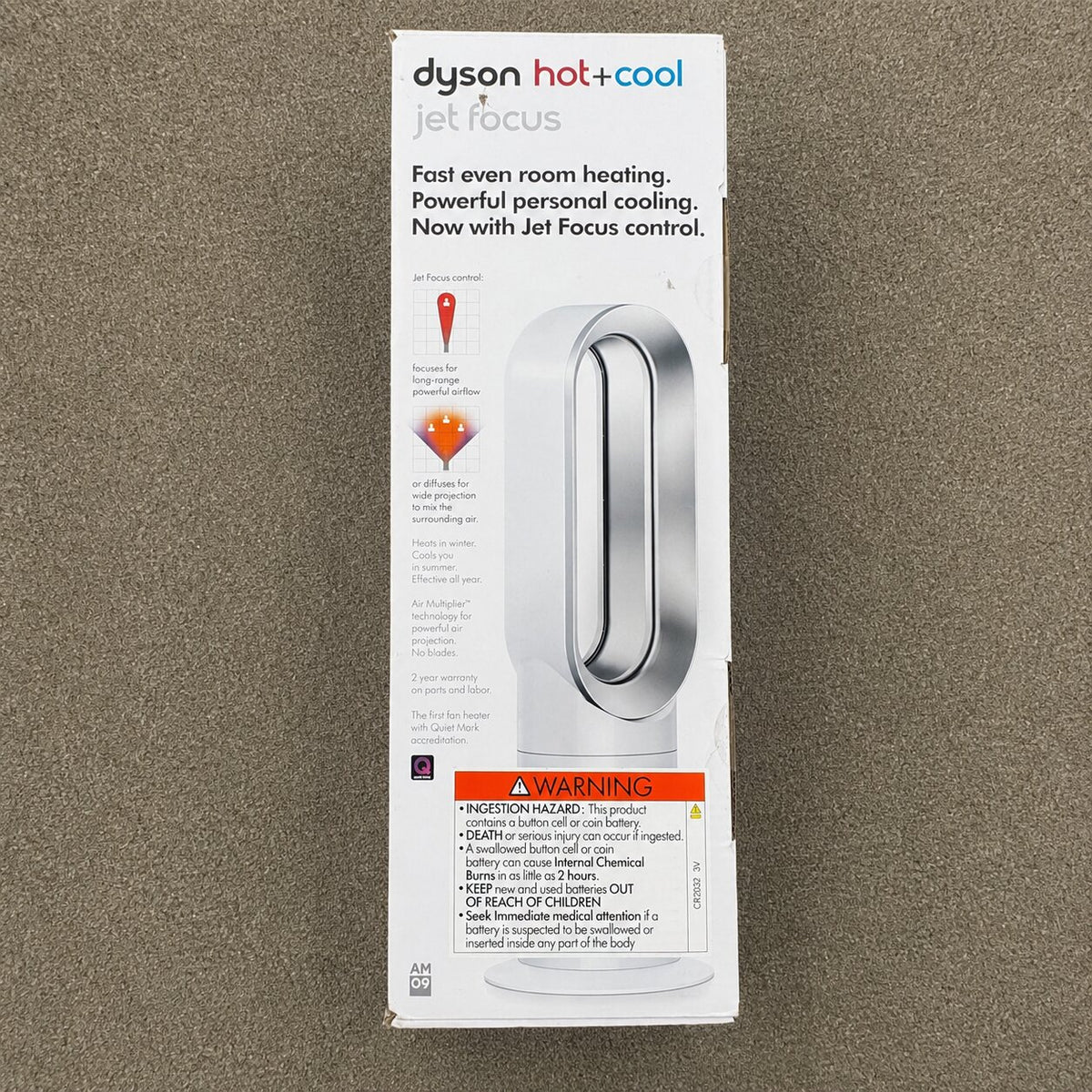 Dyson Hot+Cool AM09 Jet Focus Fan Heater