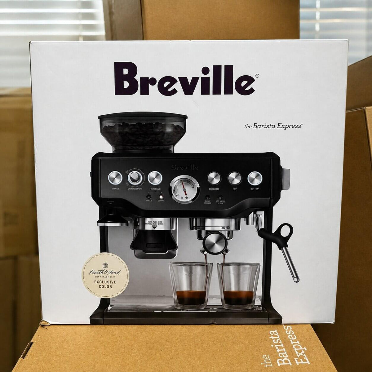 Breville Barista Express Espresso Machine – Black Stainless Steel