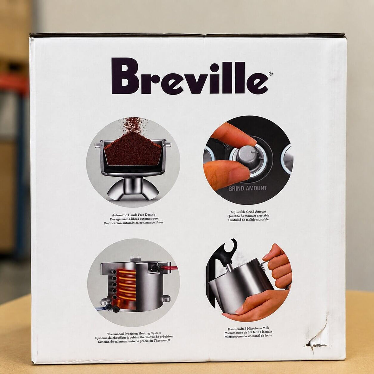 Breville Barista Express Espresso Machine – Black Stainless Steel