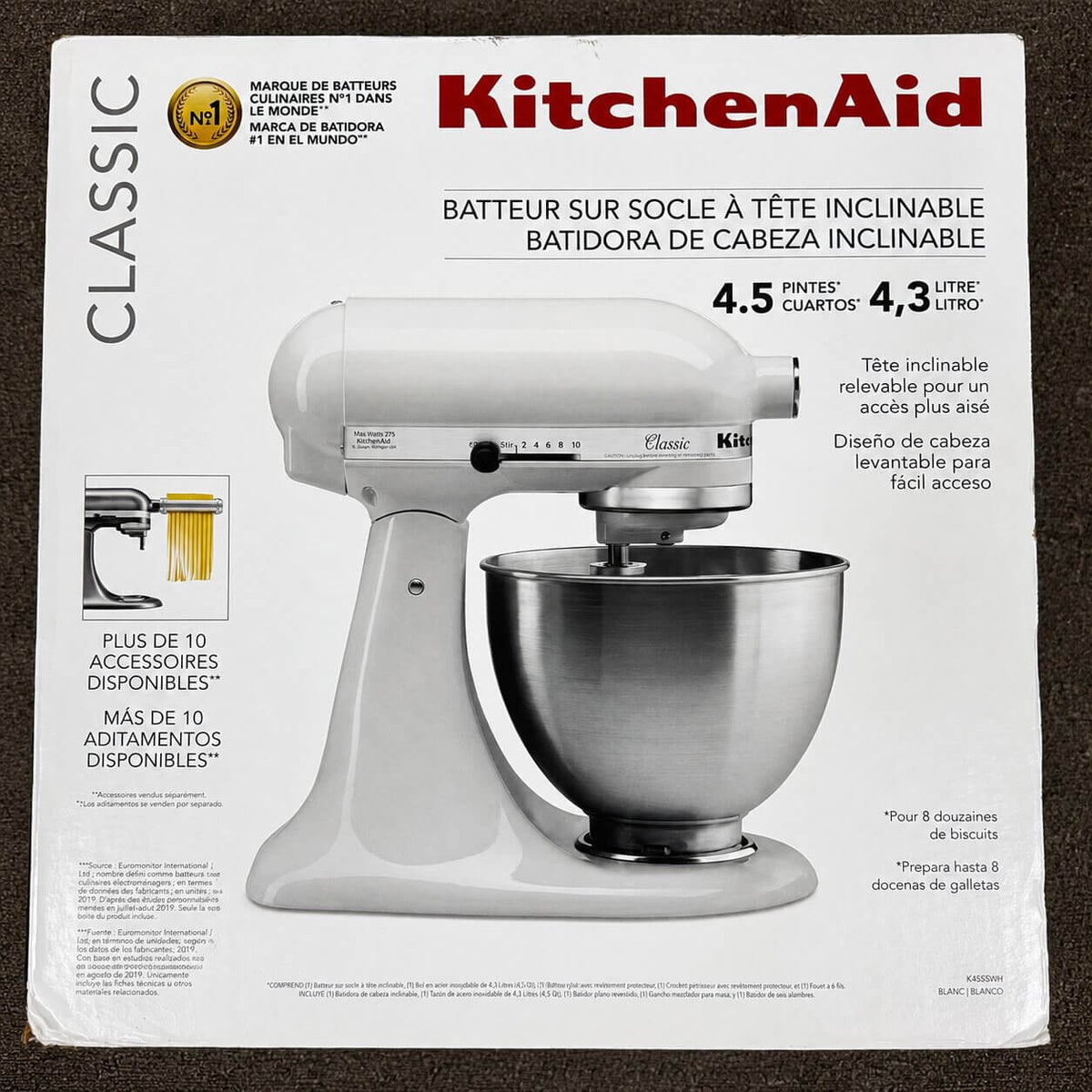 KitchenAid Classic Series 4.5 Quart Tilt-Head Stand Mixer