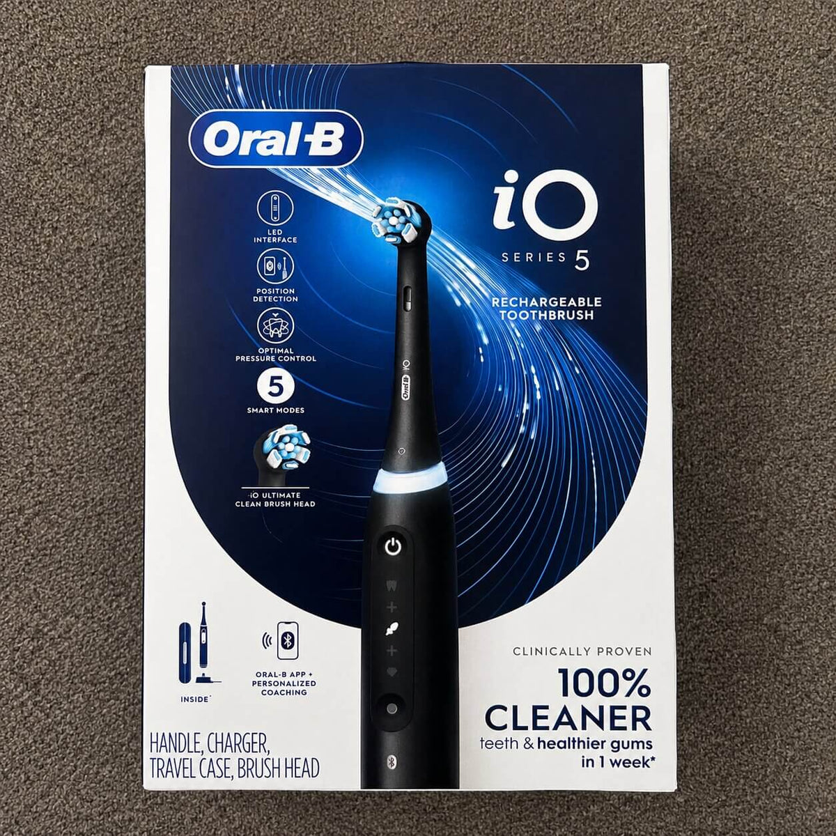 Oral-B iO Series 5 Electric Toothbrush – Matte Black