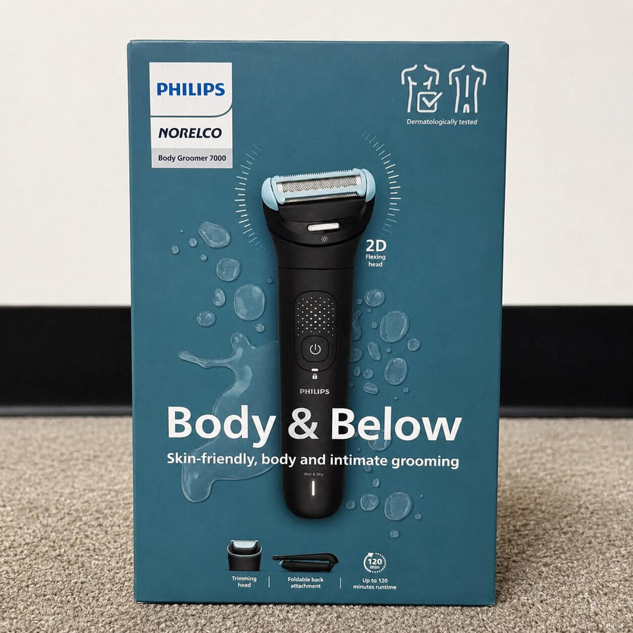 Philips Norelco Body Groomer 7000 Full Body & Intimate Groomer – BG7480/50