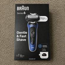 Braun Series 6 6120s Wet & Dry Electric Shaver with Precision Trimmer – Blue