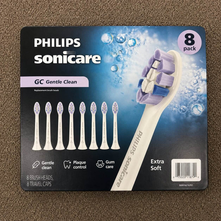 Philips Sonicare Gentle Clean 8-Pack Replacement Brush Heads — HX6058/81