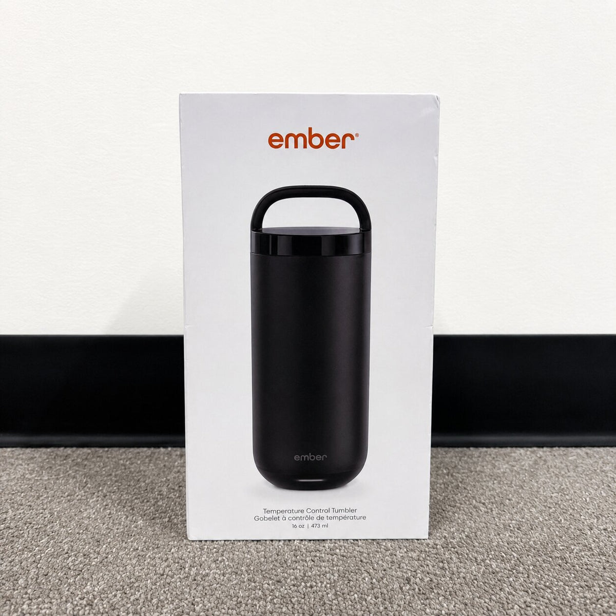 Ember Temperature Control Tumbler 16 oz，Slate Black
