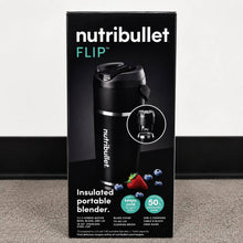 nutribullet Flip Insulated Portable Blender – Matte Black, 18 oz