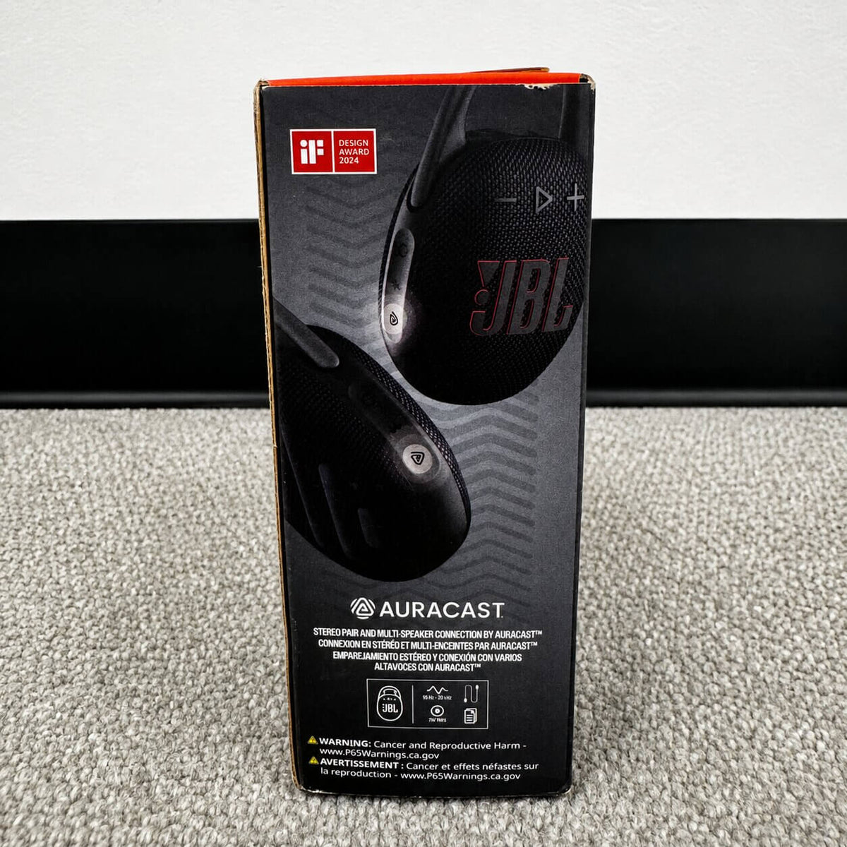 JBL Clip 5 Ultra-Portable Waterproof Bluetooth Speaker – Black