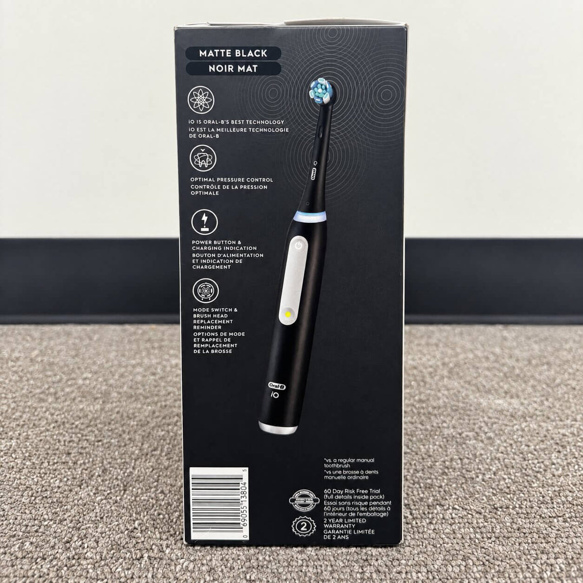 Oral-B iO Series 3 Rechargeable Electric Toothbrush – Matte Black