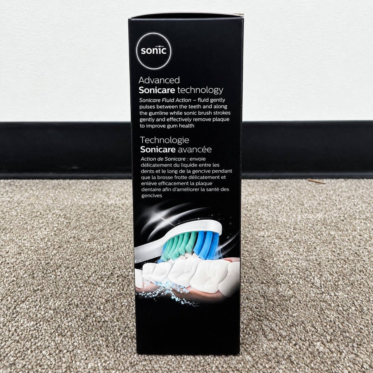 Philips Sonicare 2300 Rechargeable Electric Toothbrush 2-Pack – Black & White