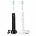 Philips Sonicare 2300 Rechargeable Electric Toothbrush 2-Pack – Black & White