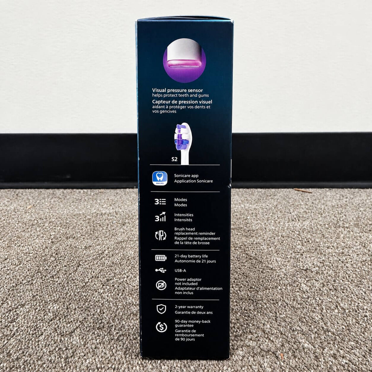 Philips Sonicare 6400 Rechargeable Electric Toothbrush – White