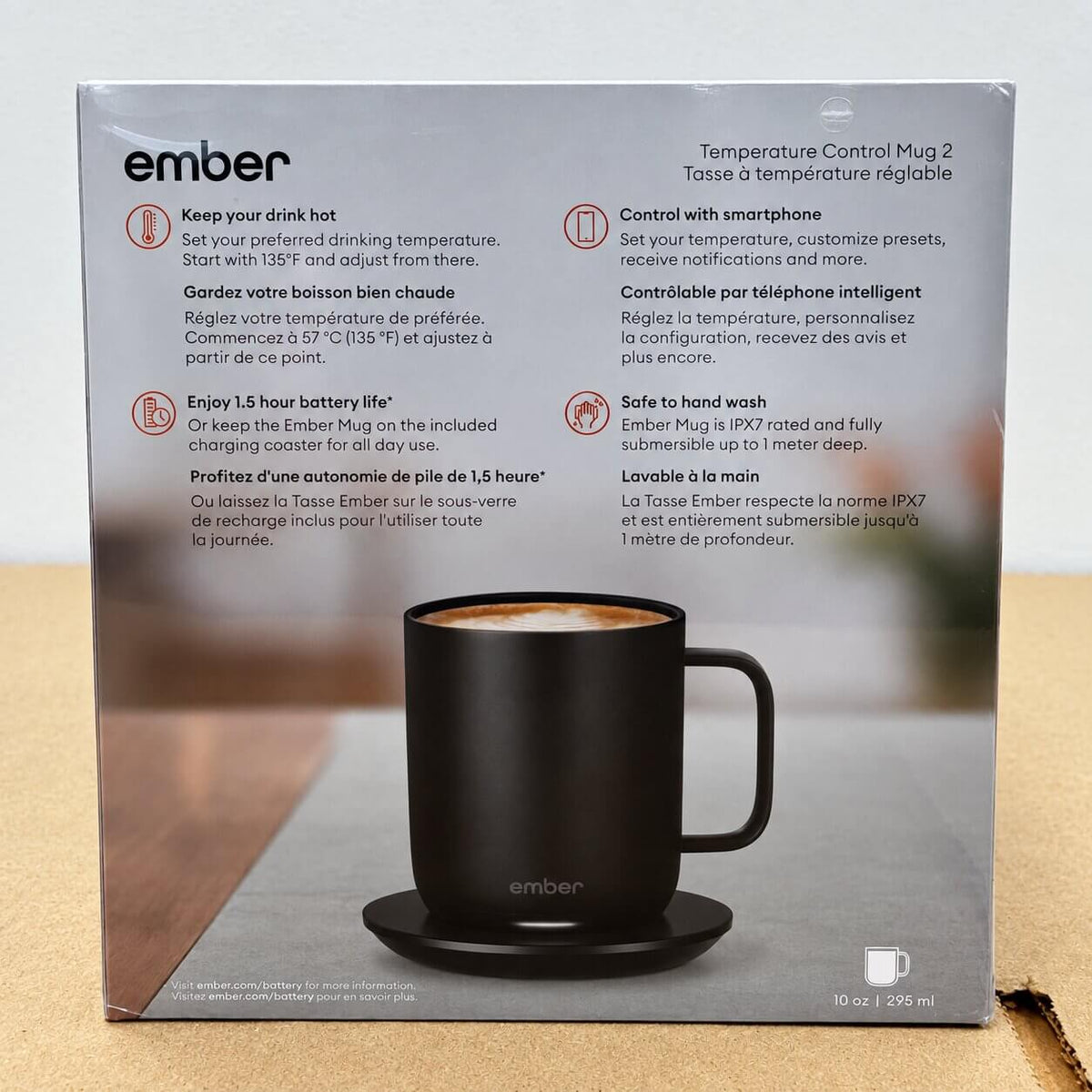 Ember Mug 2 Temperature Control Smart Mug 10 oz – Black