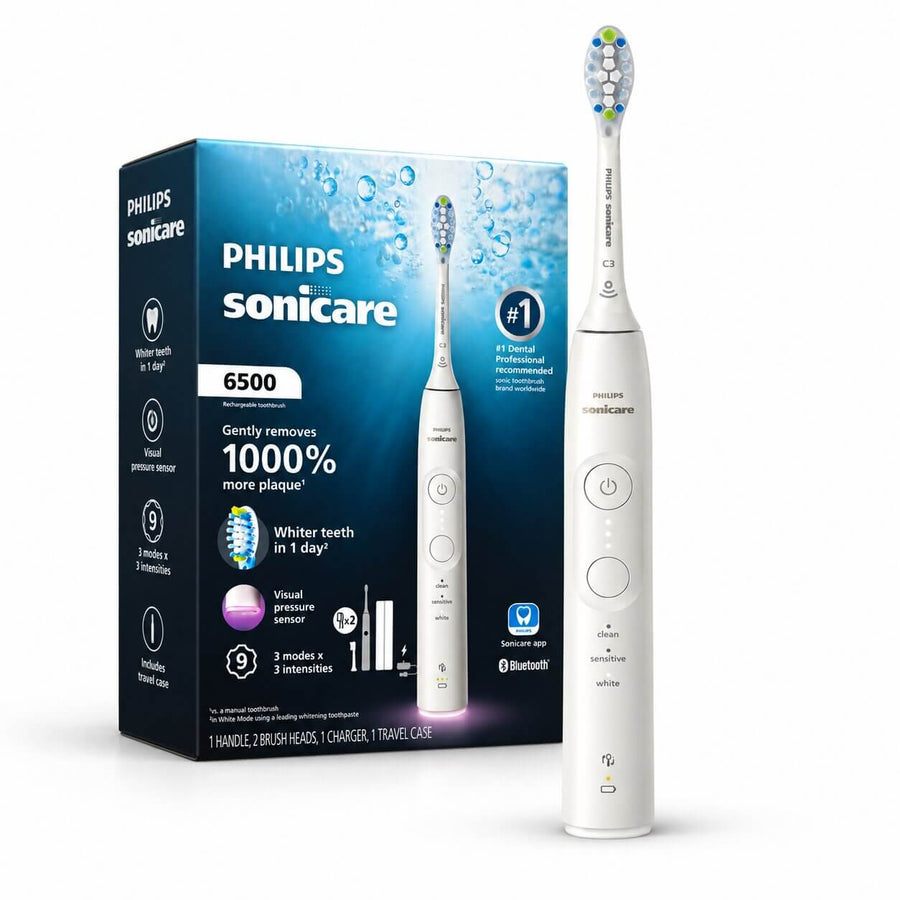 Philips Sonicare 6500 Rechargeable Electric Toothbrush – White