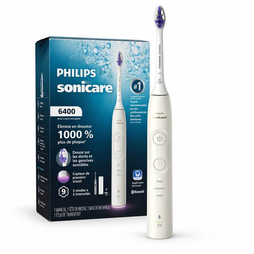 Philips Sonicare 6400 Rechargeable Electric Toothbrush – White