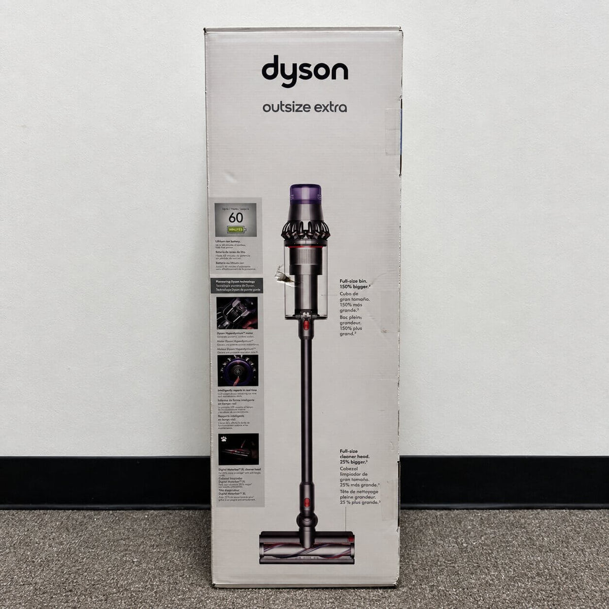 Dyson Outsize Extra Cordless Stick Vacuum– Nickel/Iron
