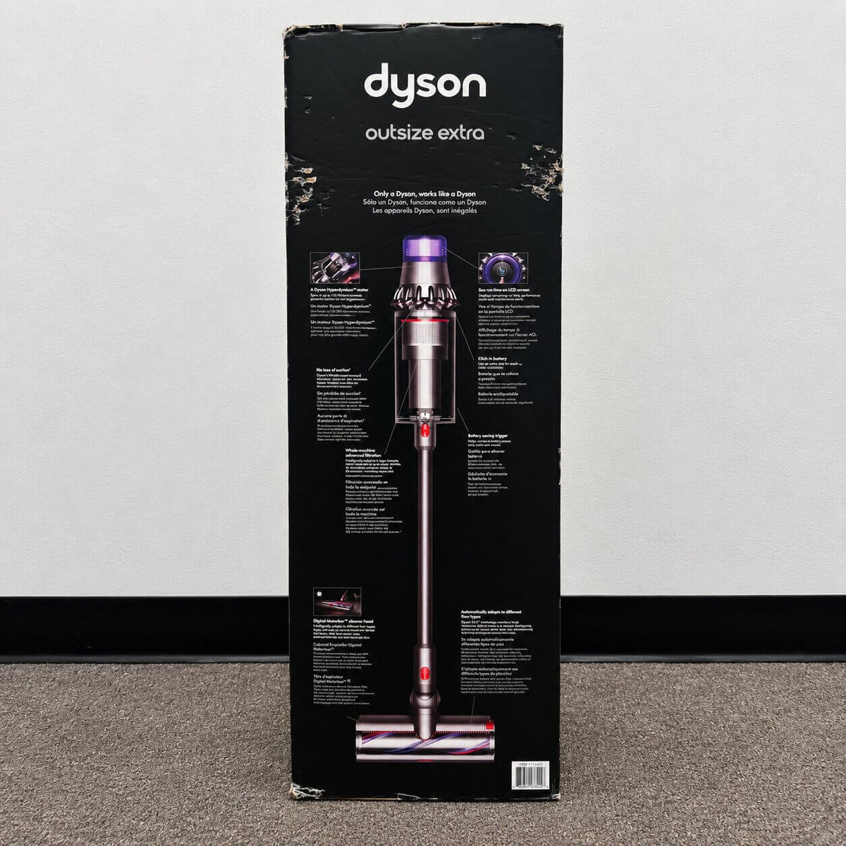 Dyson Outsize Extra Cordless Stick Vacuum– Nickel/Iron