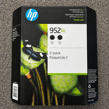 HP 952XL High Yield Black Original Ink Cartridges — 2-Pack