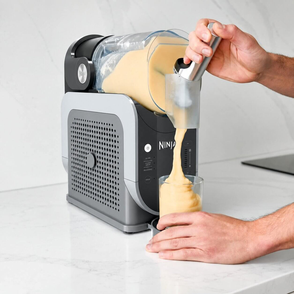 Ninja SLUSHi FS300 3-in-1 Professional Frozen Drink Maker – 72 oz Black/Grey