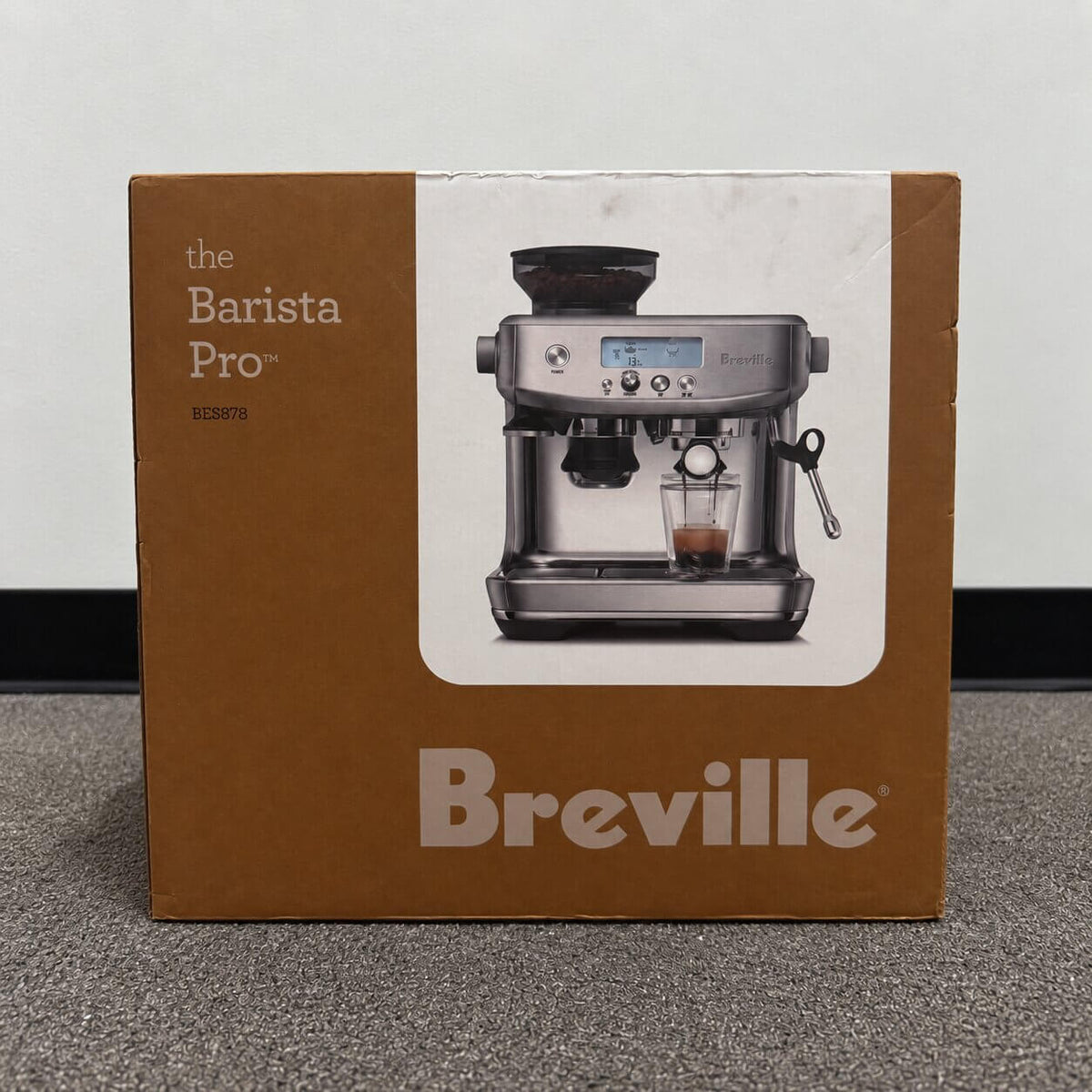 Breville Barista Pro BES878 Espresso Machine – Brushed Stainless Steel