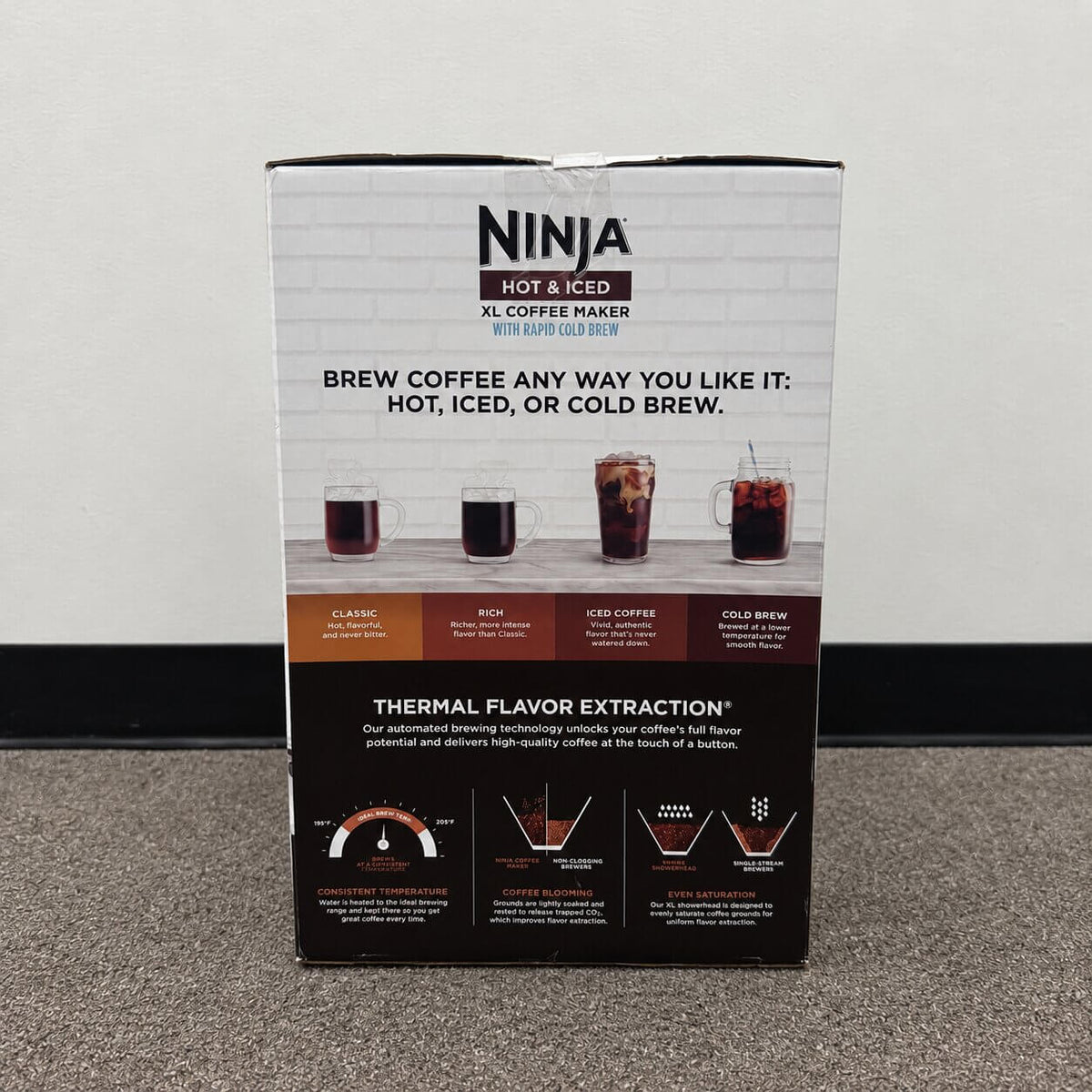 Ninja Hot & Iced XL Coffee Maker with Rapid Cold Brew CM371 – 12-Cup