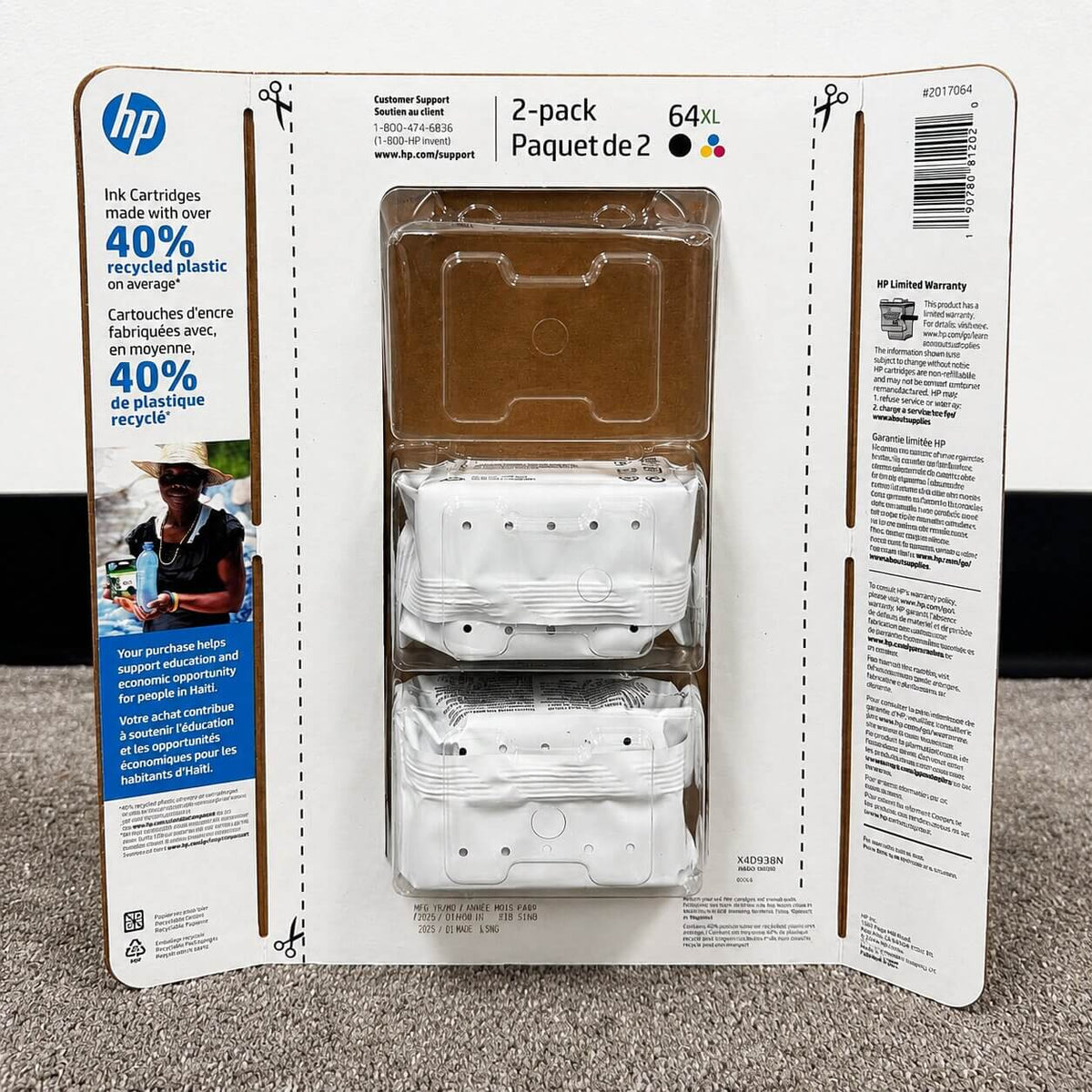 HP 64XL High Yield Original Ink Cartridges 2-Pack