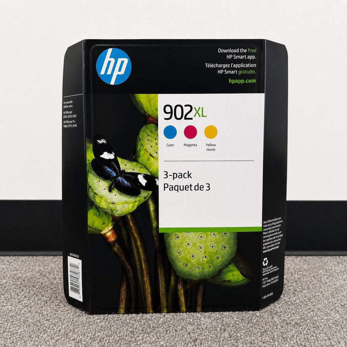 HP 902XL High Yield Original Ink Cartridges 3-Pack