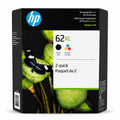 HP 62XL High Yield Original Ink Cartridges 2-Pack