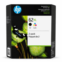 HP 62XL High Yield Original Ink Cartridges 2-Pack