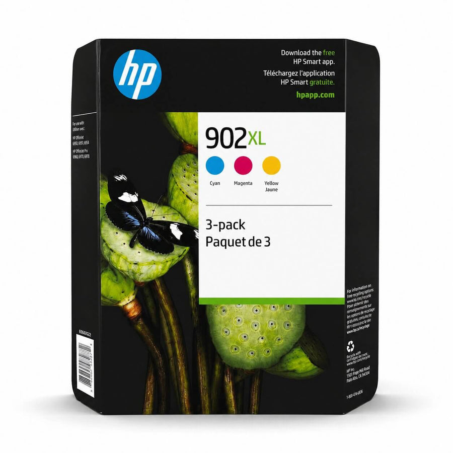 HP 902XL High Yield Original Ink Cartridges 3-Pack