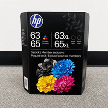 HP 63/65 Color + XL Black Original Ink Cartridge 3-Pack