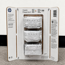 HP 63/65 Color + XL Black Original Ink Cartridge 3-Pack