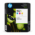 HP 962XL High Yield 3 Pack Cyan/Magenta/Yellow Original Ink