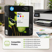 HP 962XL High Yield 3 Pack Cyan/Magenta/Yellow Original Ink
