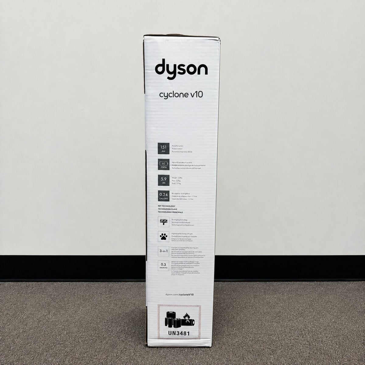 Dyson Cyclone V10 Cordless Vacuum – Copper/Nickel