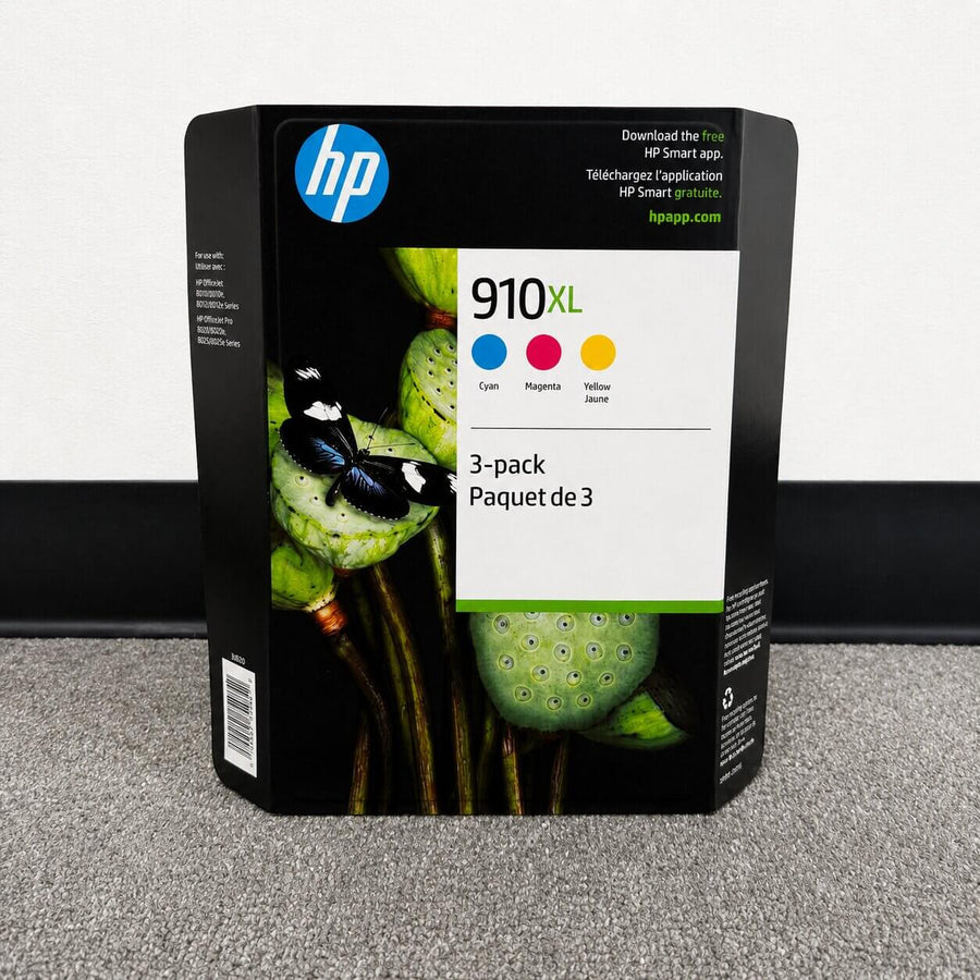 HP 910XL High Yield Original Ink Cartridges 3-Pack