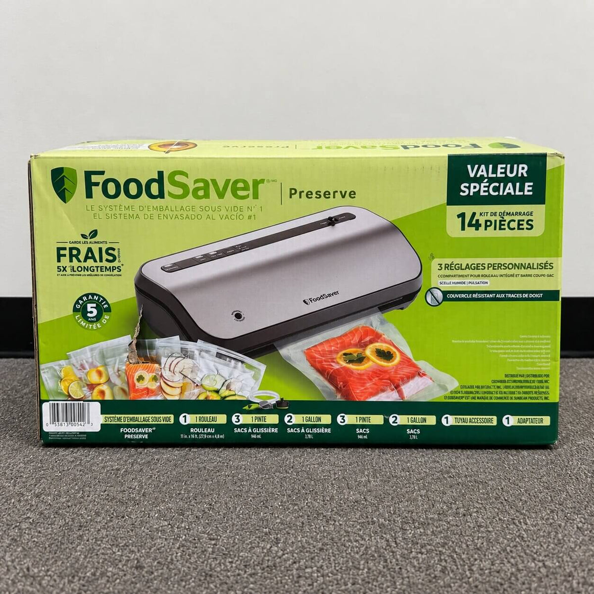 FoodSaver Preserve Vacuum Sealer 14-Piece Starter Kit