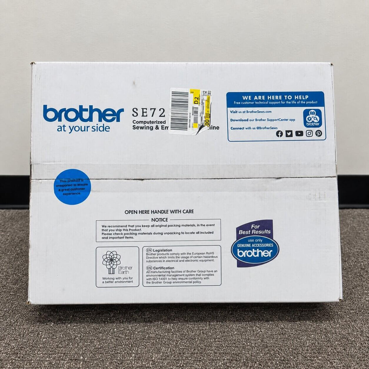 Brother SE725 Computerized Sewing & Embroidery Machine