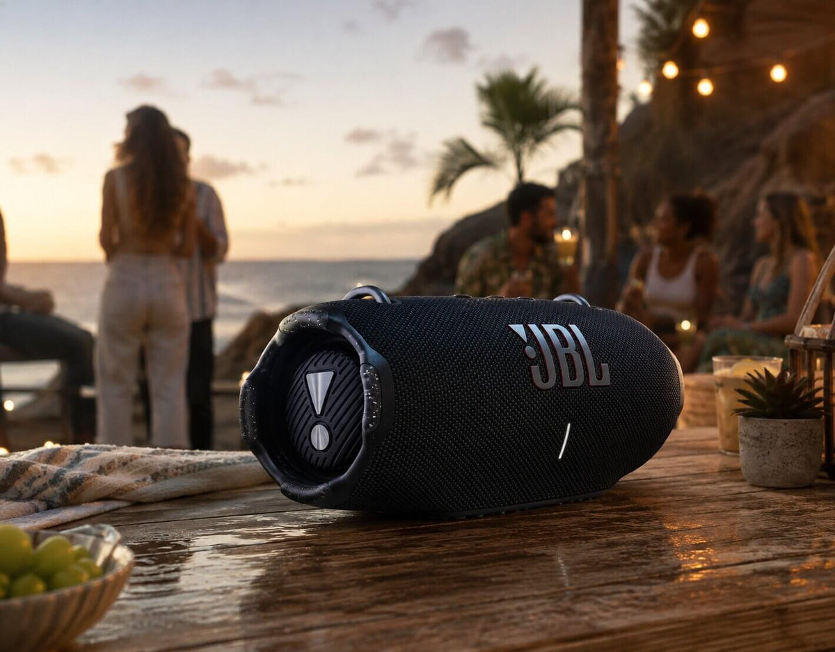 JBL Xtreme 4 portable Bluetooth speaker providing up to 24 hours of battery life