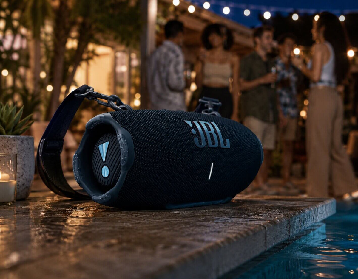 JBL Xtreme 4 portable speaker delivering powerful JBL Pro Sound and deep bass