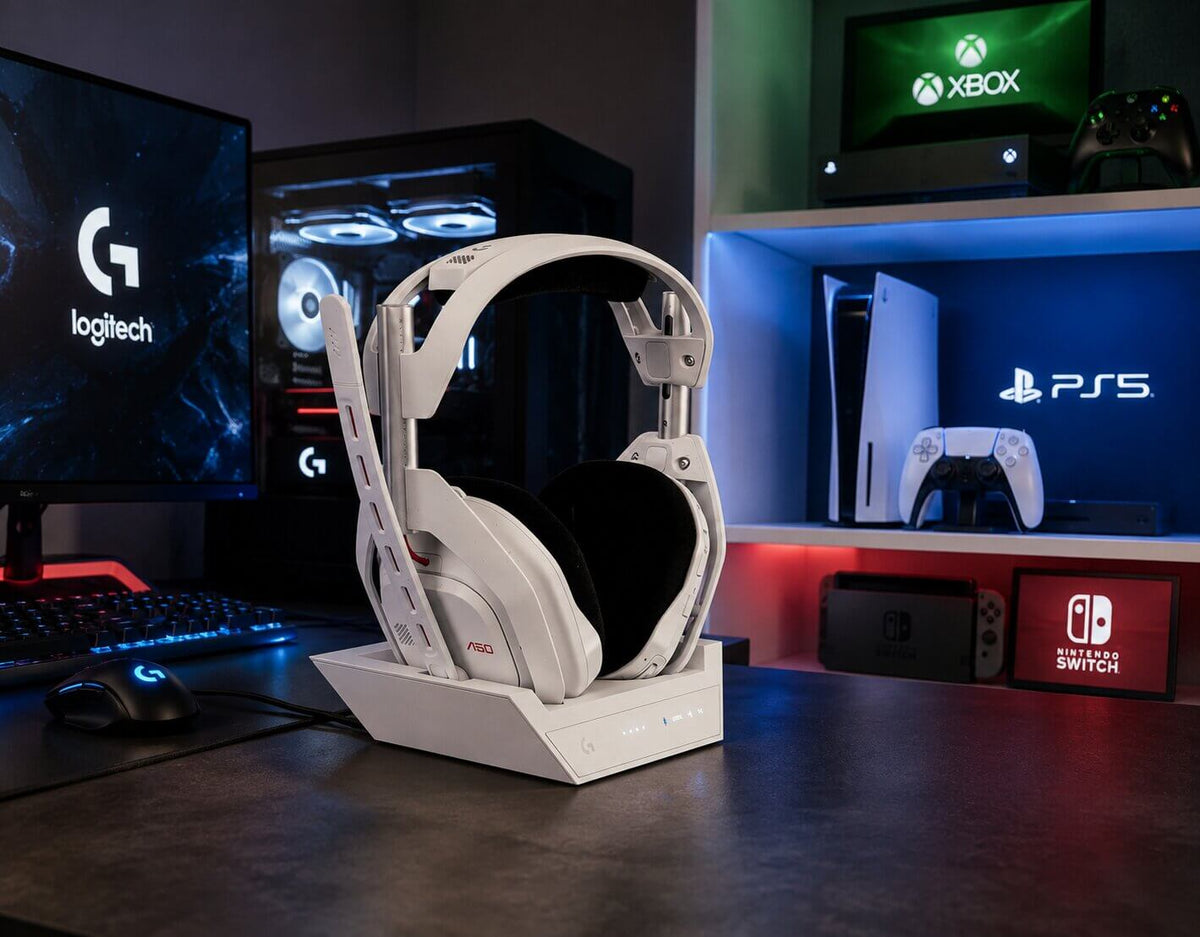 Logitech G Astro A50 Gen 5 PLAYSYNC AUDIO switching between gaming systems