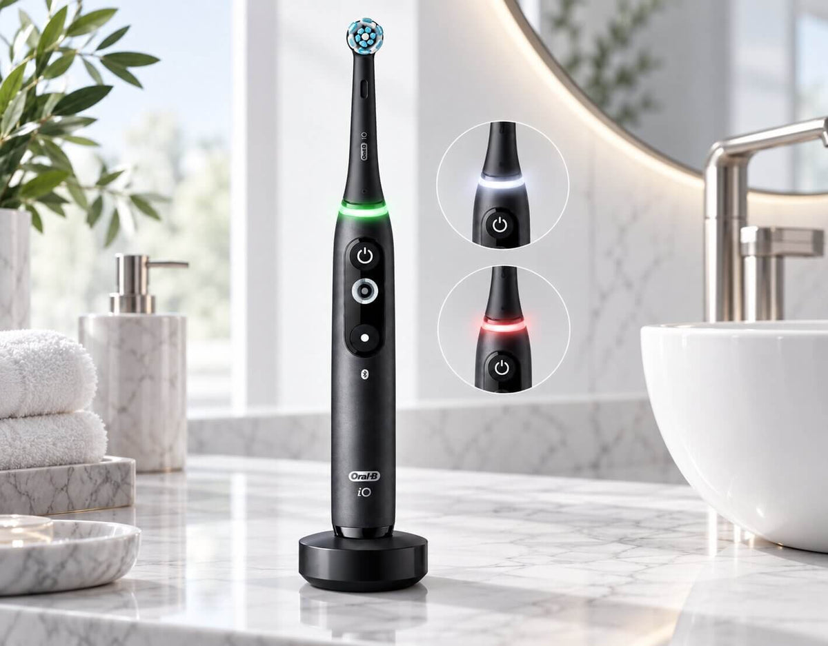 Oral-B iO Series 7 smart pressure sensor brushing technology