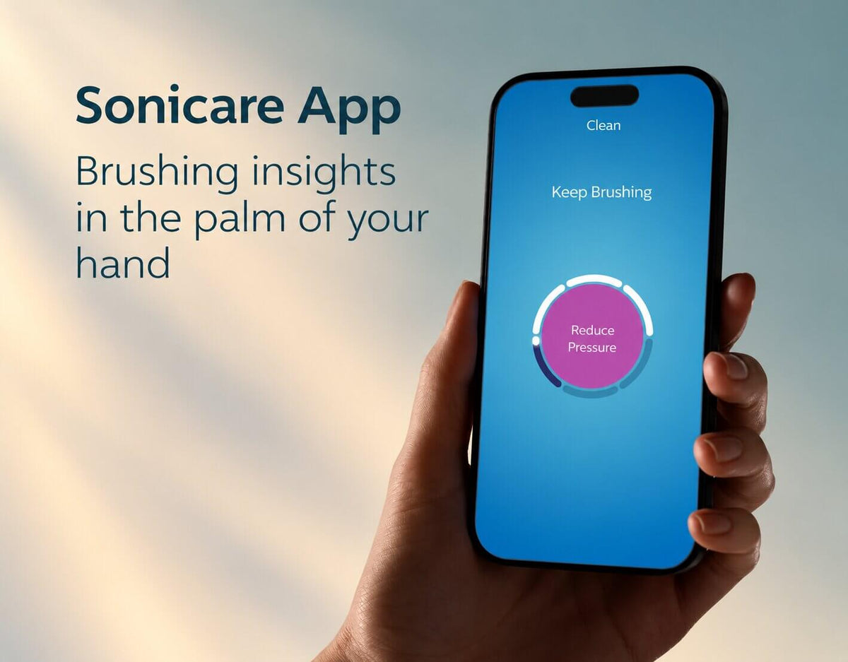 Philips Sonicare 6400 Bluetooth connected to Philips Sonicare app