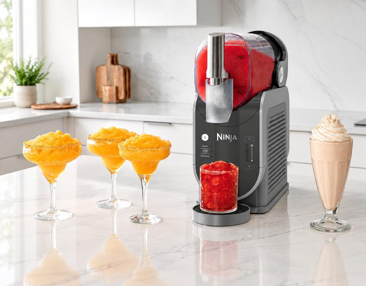 Ninja SLUSHi FS300 control panel with three frozen drink presets