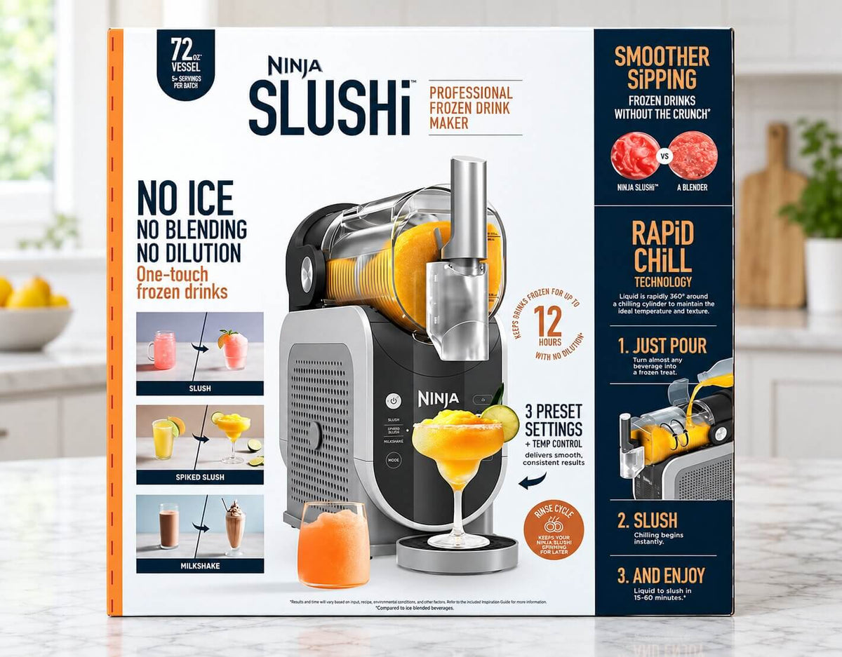 Ninja SLUSHi FS300 frozen drink maker with RapidChill Technology