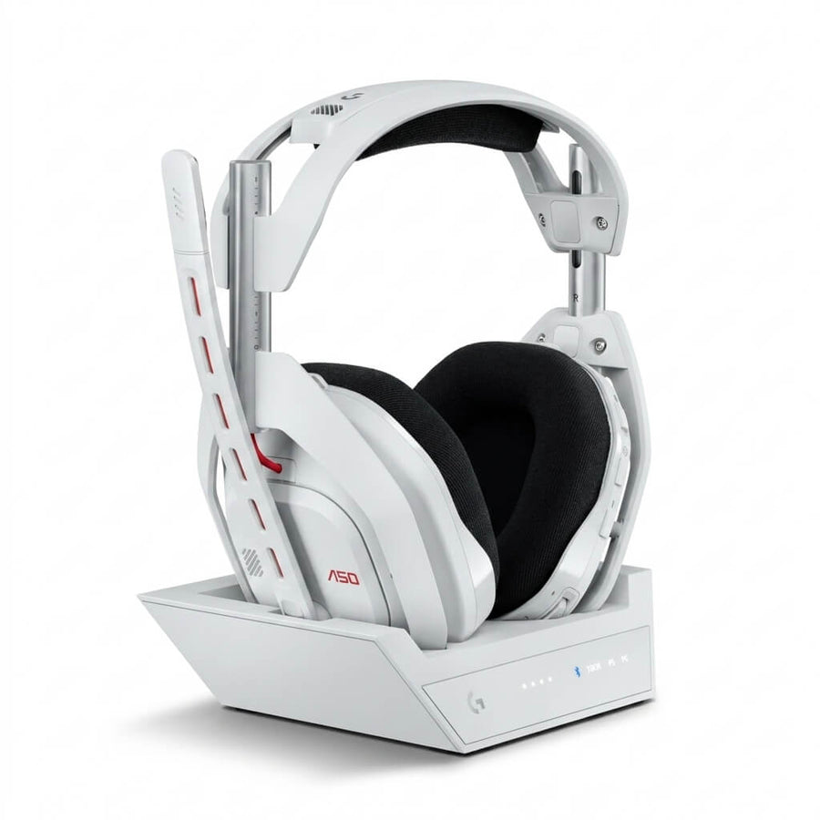 Logitech G ASTRO A50 LIGHTSPEED Wireless Gaming Headset + Base Station (Gen 5) – White