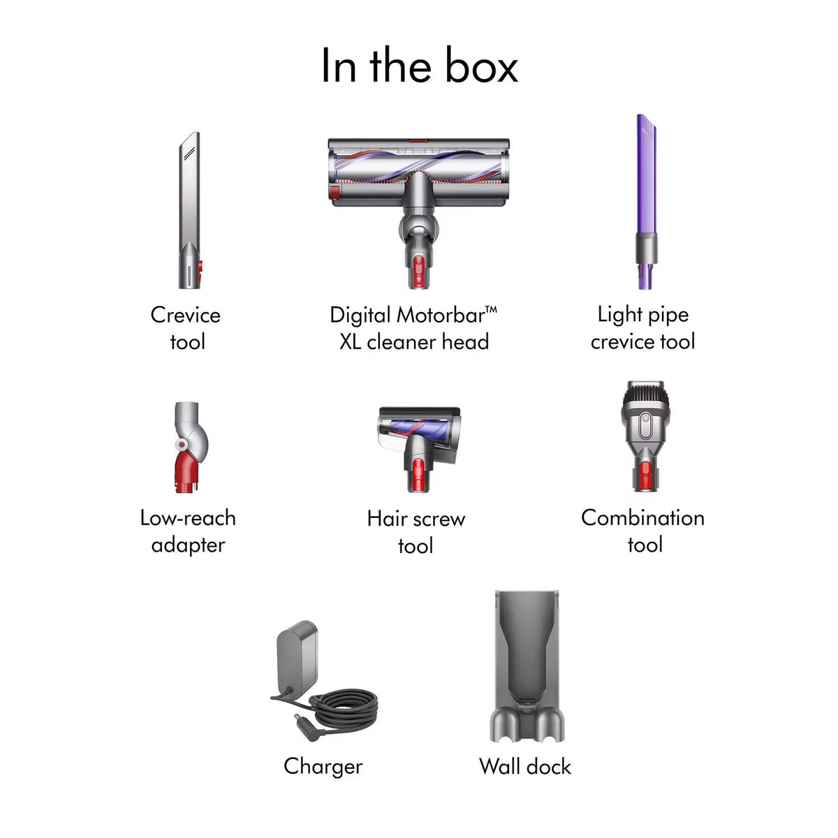 Dyson Outsize Extra Cordless Stick Vacuum– Nickel/Iron